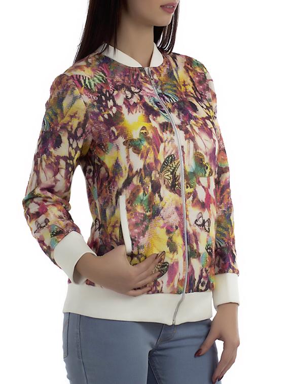 multi color fleece jacket - 12405997 - Zoom Image - 2