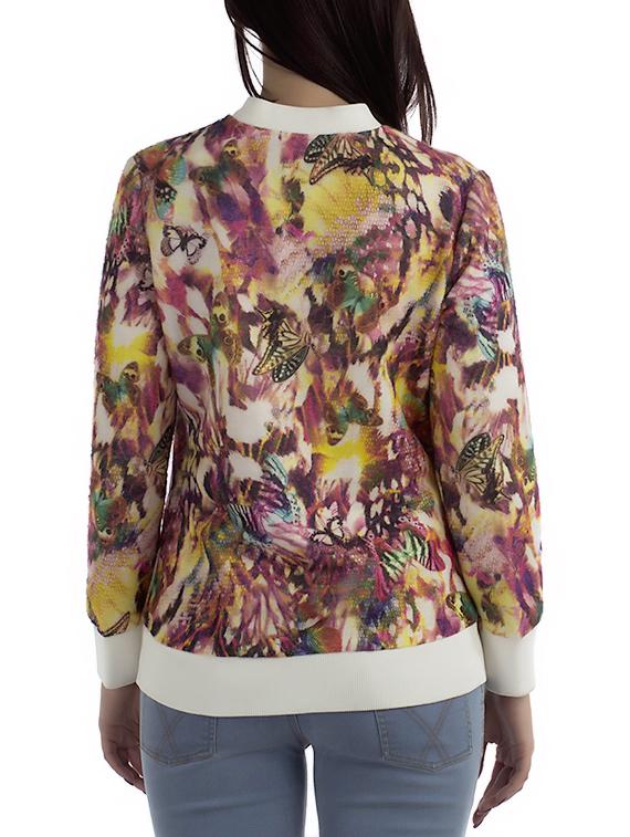 multi color fleece jacket - 12405997 - Zoom Image - 3