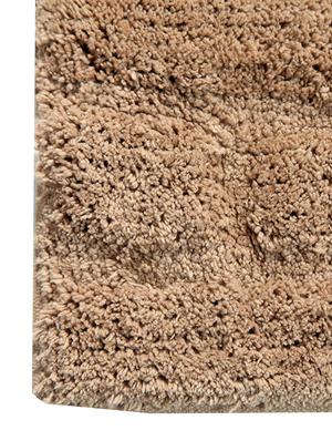 homefurry beige glossy bricks cotton bath mat - 12417898 - Standard Image - 3
