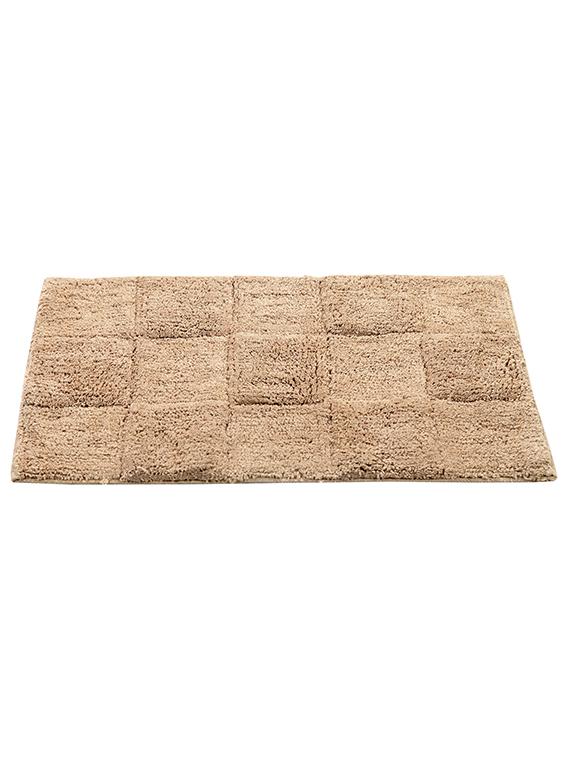 homefurry beige glossy tiles cotton bath mat - 12417901 - Zoom Image - 2