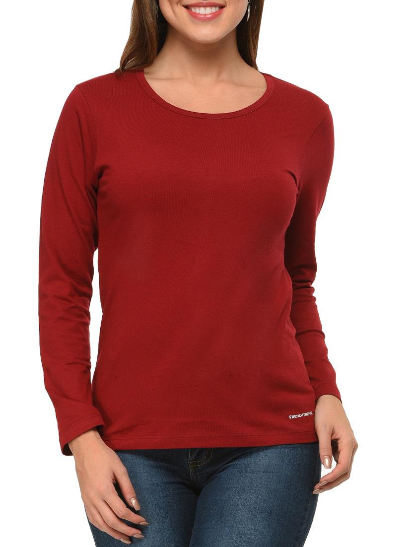 red cotton tee - 12420594 - Zoom Image - 1