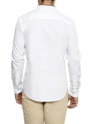 white cotton casual shirt - 12420682 - Standard Image - 3