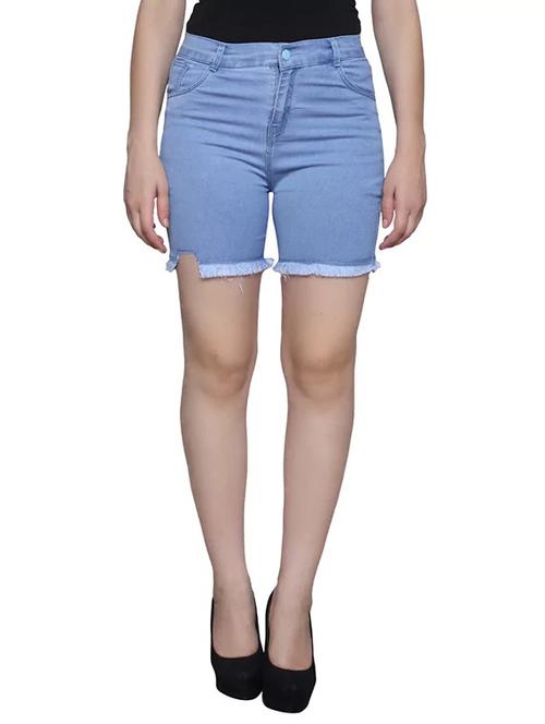 light blue denim shorts - 12429286 - Very Small Image - 1