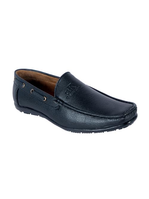 black synthetic slip on loafers - 12431038 - Very Small Image - 1