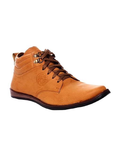 tan lace up ankle boot - 12432349 - Standard Image - 1