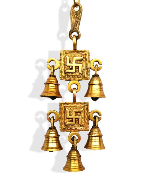 gold tone brass windchime - 1243428 - Standard Image - 1