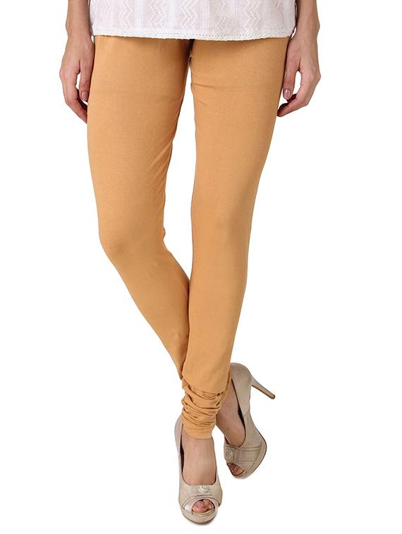 beige cotton leggings - 12434799 - Zoom Image - 1