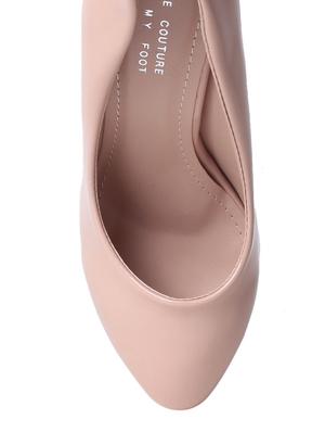 pink leatherette platforms pumps - 12437156 - Standard Image - 4