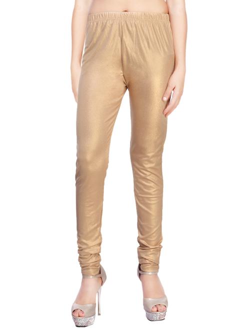 gold cotton leggings - 12440777 - Standard Image - 1