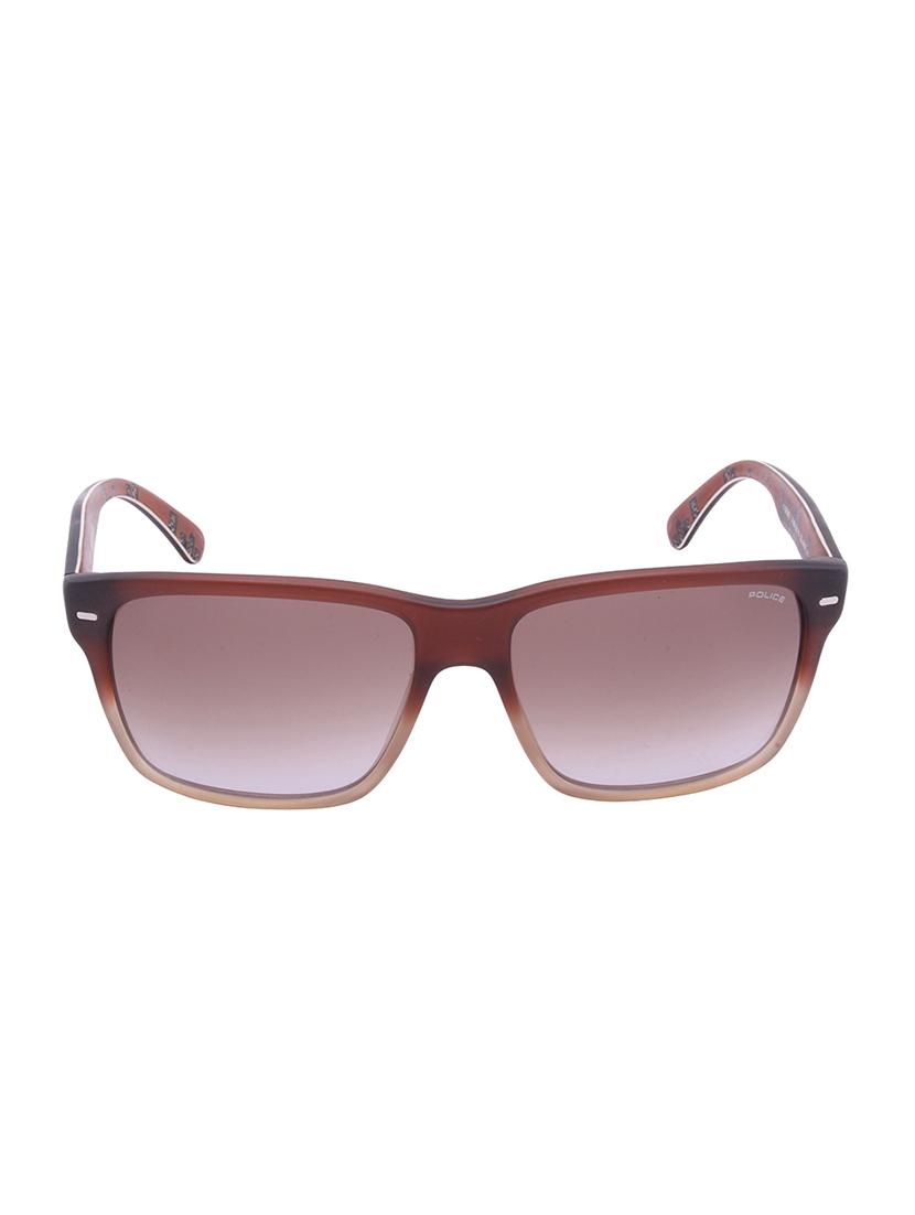 brown plastic wayfarer men sunglass - 12442268 - Zoom Image - 1