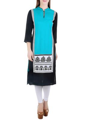 multicolored rayon kurta combo (set of 2) - 12447921 - Standard Image - 4