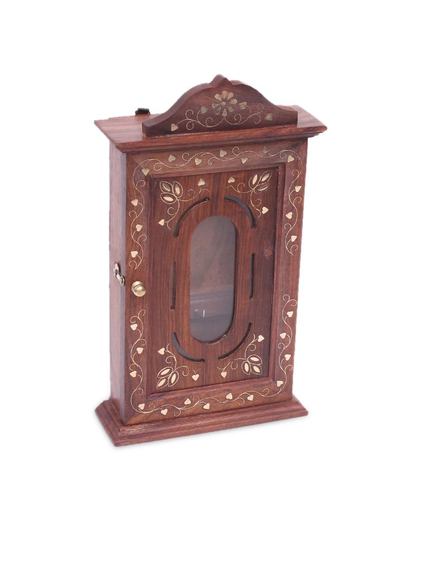Brown sheesham wood key box - 1245505 - Zoom Image - 1