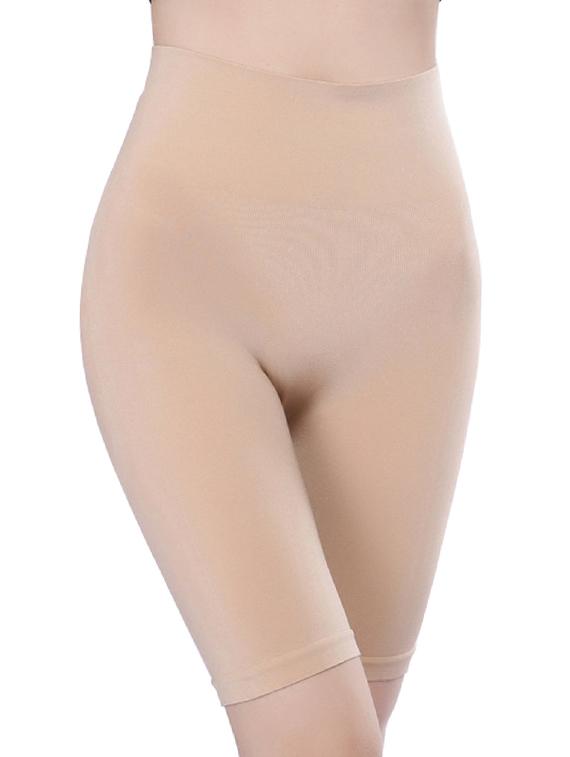 beige cotton shaper thighs - 12456000 - Zoom Image - 1