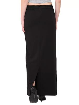 black polyester pencil skirt - 12462083 - Standard Image - 3