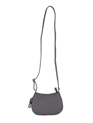 grey leatherette textured sling bag - 12471982 - Standard Image - 7