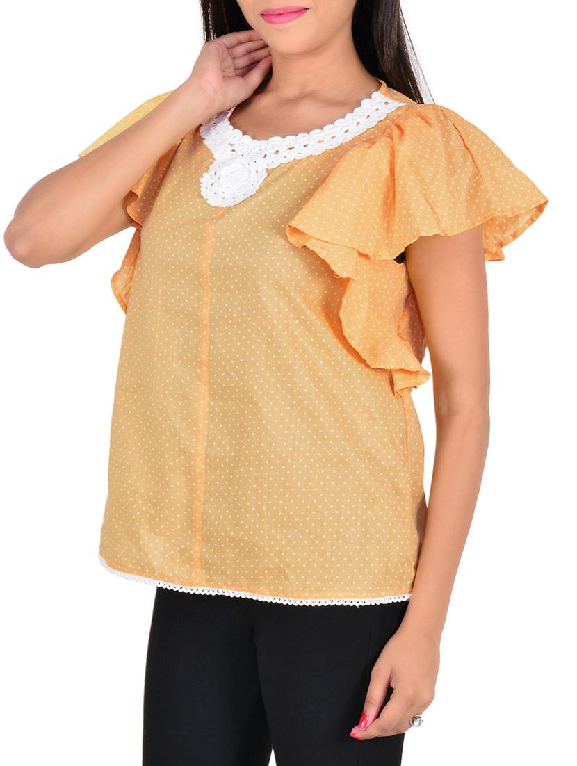 orange cotton top - 12472676 - Zoom Image - 2