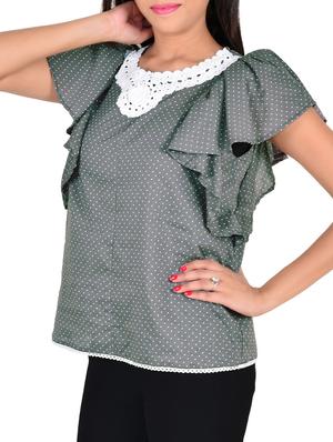 grey cotton top - 12472677 - Standard Image - 2