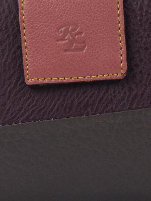 multi leather color block wallet - 12475099 - Standard Image - 4