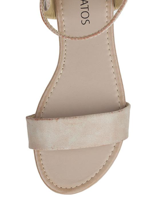 nude ankle strap sandal - 12475429 - Zoom Image - 4