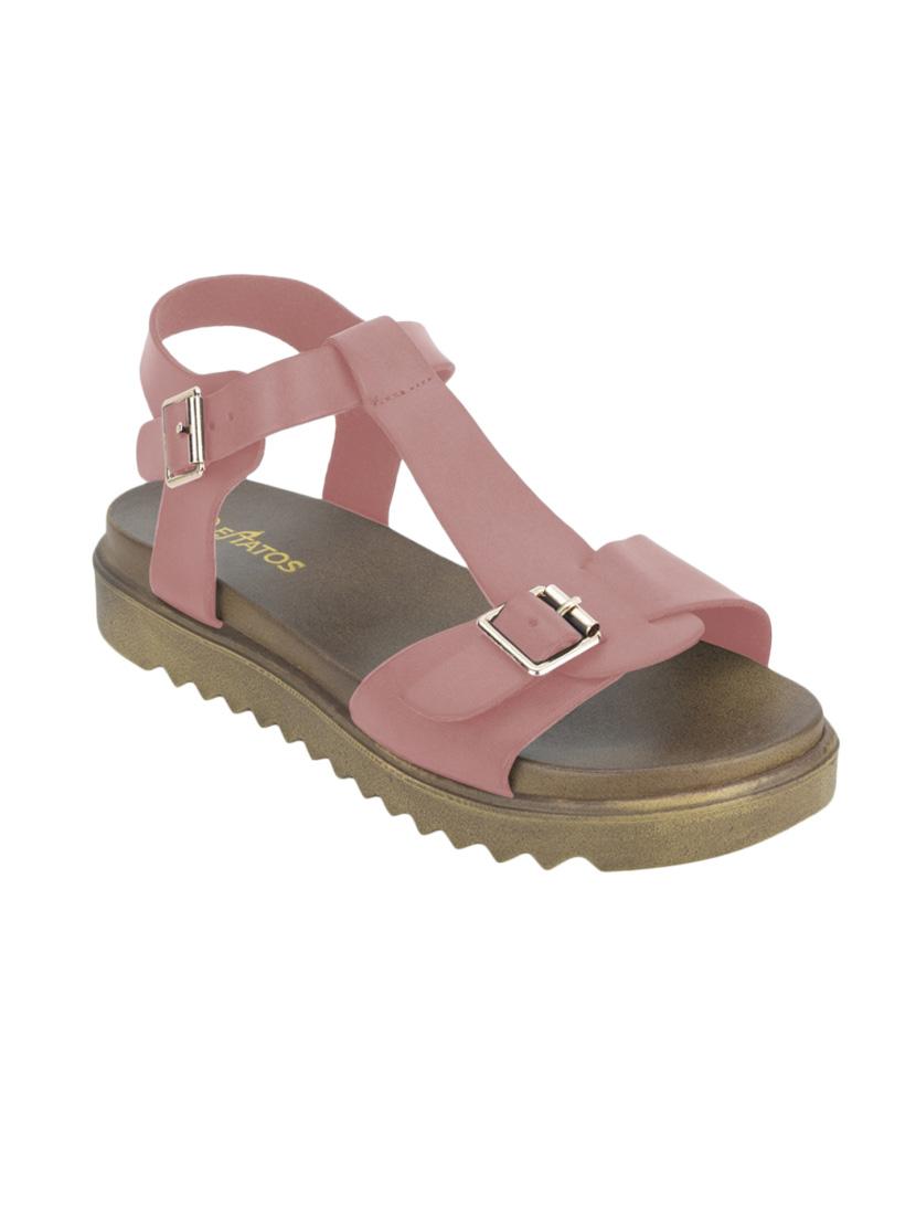 pink ankle strap  sandal