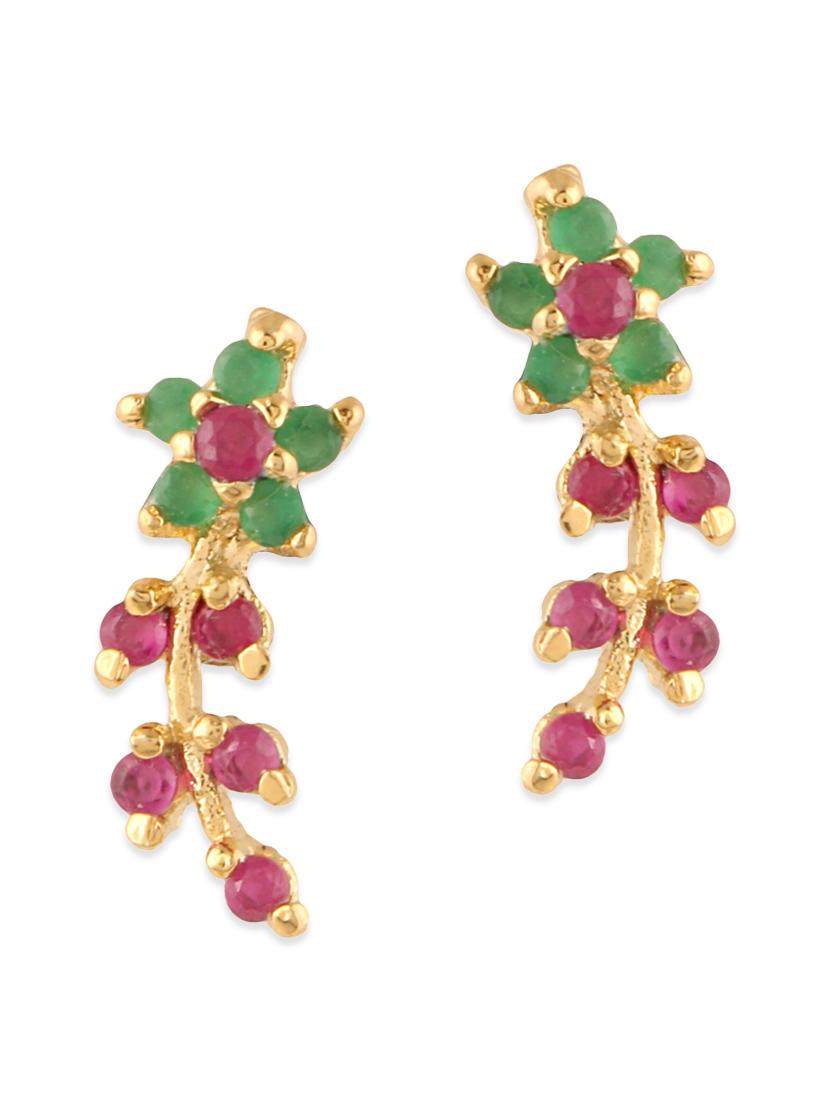multi gold plated earring - 12482403 - Zoom Image - 1
