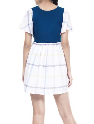 white checkered cotton dress - 12483145 - Standard Image - 3