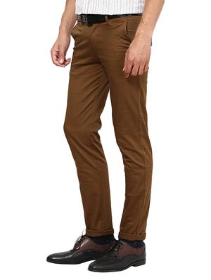 brown cotton chinos - 12483468 - Standard Image - 2
