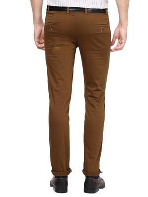 brown cotton chinos - 12483468 - Standard Image - 3