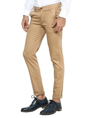 beige cotton chinos casual trousers - 12483469 - Standard Image - 2