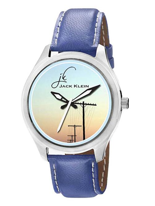 Jack klein GRP-1207 Synthetic Leather Analog Wrist Watch - 12493585 - Very Small Image - 1