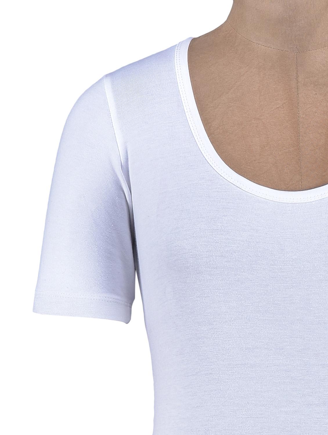 solid white cotton spandex top - 1249715 - Zoom Image - 4