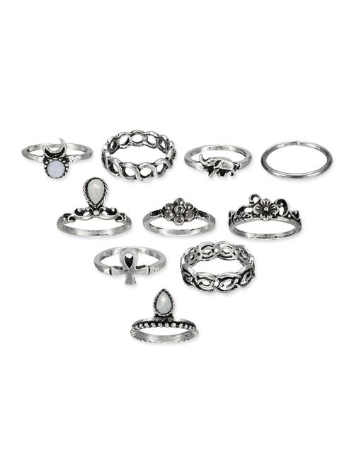 silver metal ring - 12501681 - Standard Image - 1