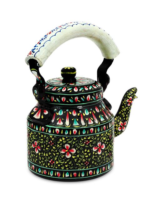 black painted aluminium tea kettle - 1250359 - Standard Image - 1