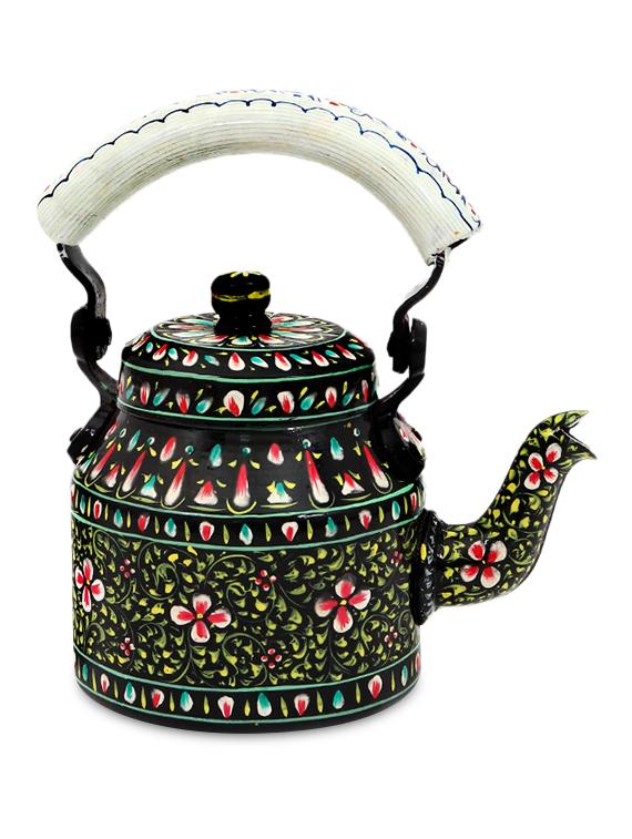 black painted aluminium tea kettle - 1250359 - Zoom Image - 2