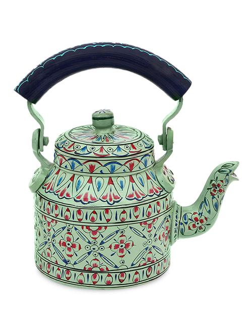 pastel green painted tea kettle - 1250361 - Very Small Image - 1
