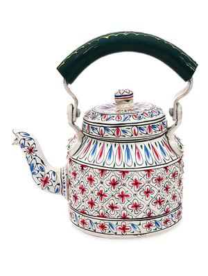 white painted aluminium tea kettle - 1250370 - Standard Image - 4