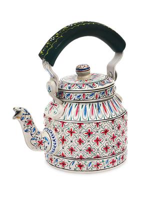 white painted aluminium tea kettle - 1250370 - Standard Image - 5