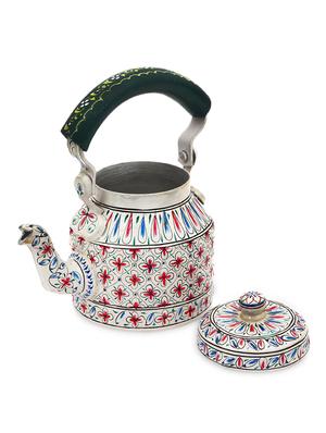 white painted aluminium tea kettle - 1250370 - Standard Image - 6