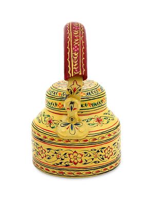 yellow painted aluminium tea kettle - 1250371 - Standard Image - 3