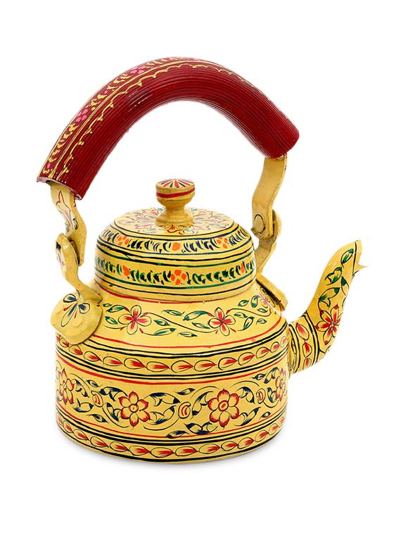 yellow painted aluminium tea kettle - 1250371 - Zoom Image - 2