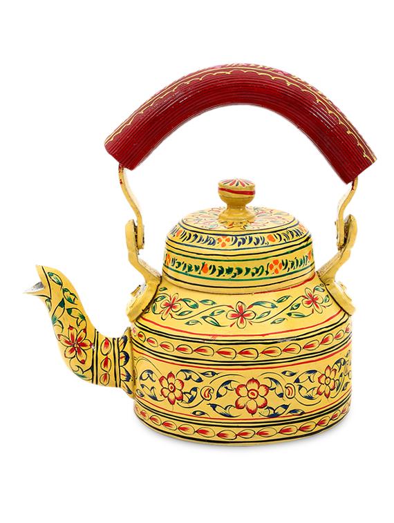 yellow painted aluminium tea kettle - 1250371 - Zoom Image - 4