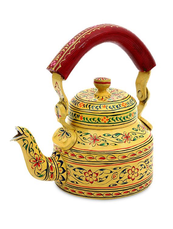 yellow painted aluminium tea kettle - 1250371 - Zoom Image - 5