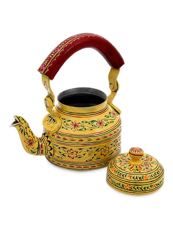 yellow painted aluminium tea kettle - 1250371 - Zoom Image - 6