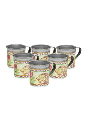 multicoloured hand painted tea set - 1250431 - Standard Image - 12