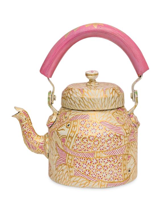 multicoloured hand painted tea set - 1250431 - Zoom Image - 2