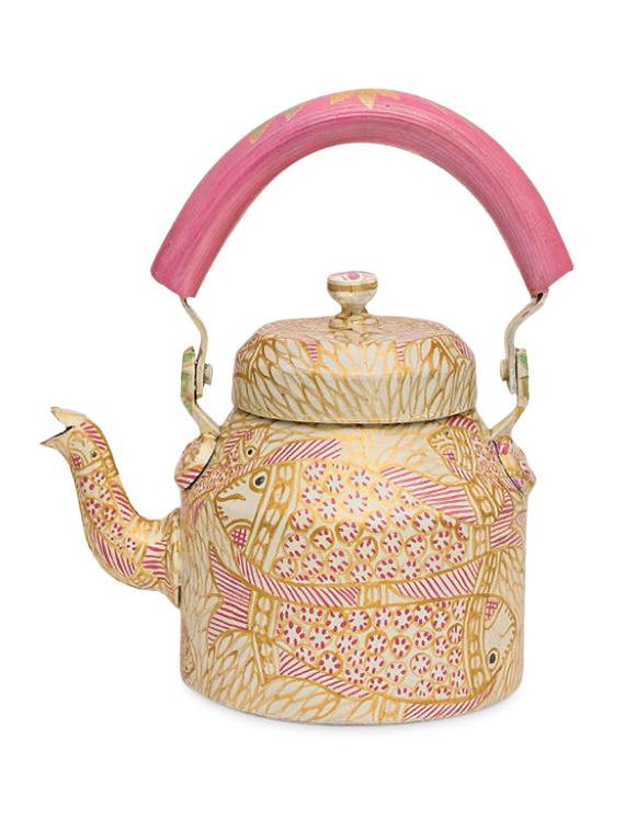 multicoloured hand painted tea set - 1250431 - Zoom Image - 8