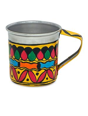 multicoloured lotus handpainted tea set (8pcs) - 1250433 - Standard Image - 8