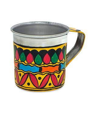 multicoloured lotus handpainted tea set (8pcs) - 1250433 - Standard Image - 9