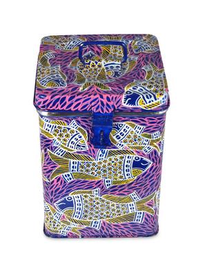 madhubani inspired handpainted container - 1250473 - Standard Image - 3