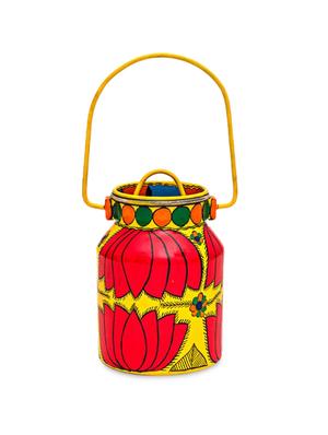 yellow painted bucket with lid - 1250480 - Standard Image - 2